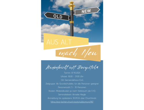 „Aus Alt mach Neu“ – Kinderleicht mit Decopatch®