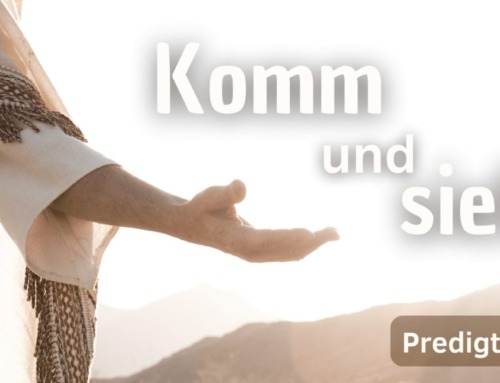 Predigtreihe: Komm und sieh. Menschen begegnen Jesus
